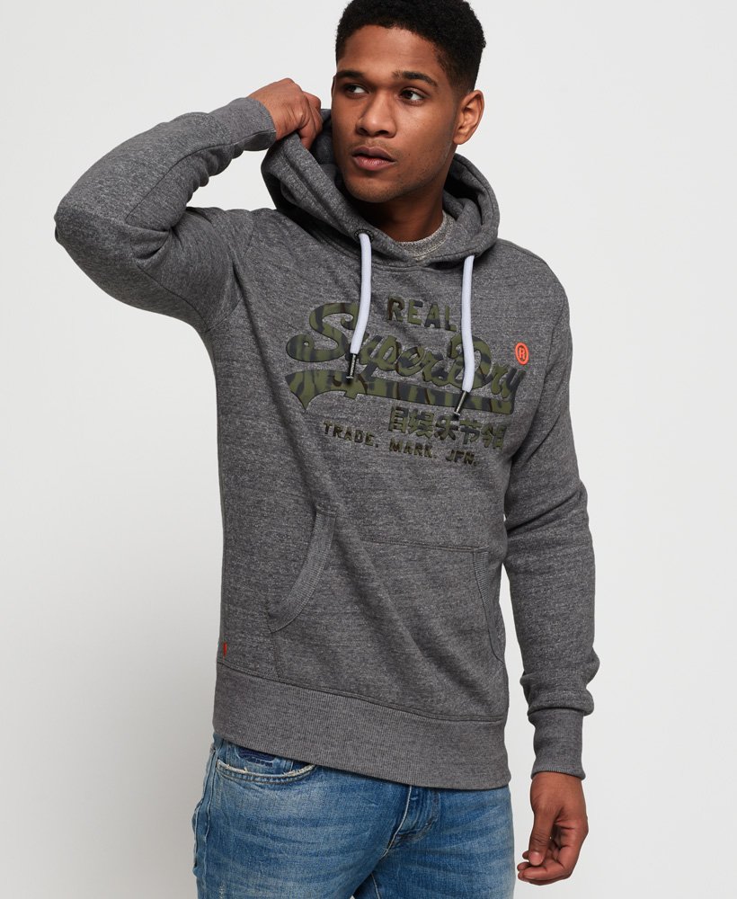 superdry gray hoodie