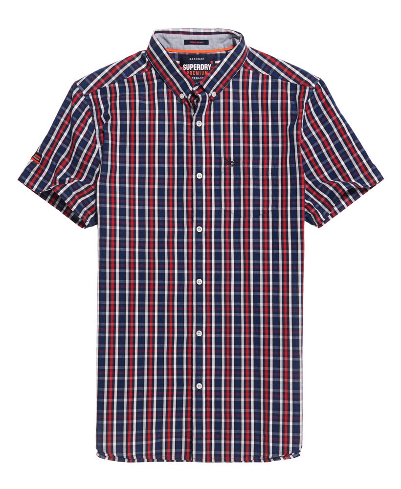 Mens - Premium University Oxford Short Sleeve Shirt in Humphrey Eclipse ...