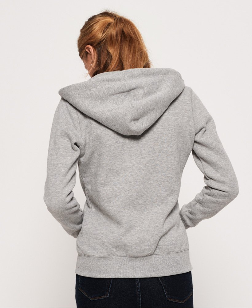 Superdry Applique Zip Hoodie - Women's Hoodies and Sweatshirts