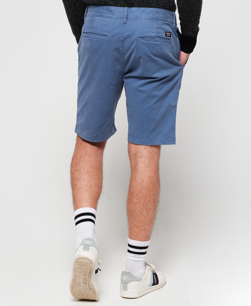 Men's - International Slim Chino Lite Shorts in Light Blue | Superdry UK