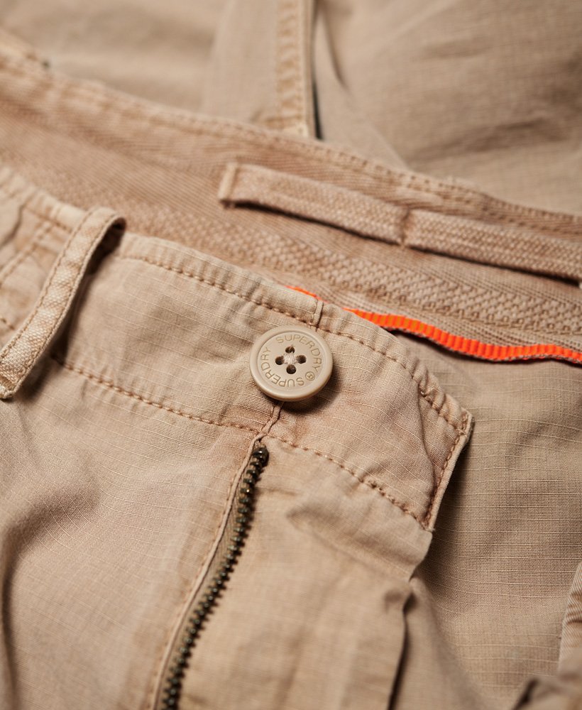 Mens - Parachute Cargo Pants in Sand Ripstop | Superdry UK
