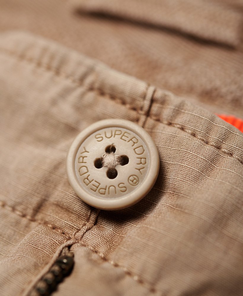 Mens - Parachute Cargo Pants in Sand Ripstop | Superdry UK