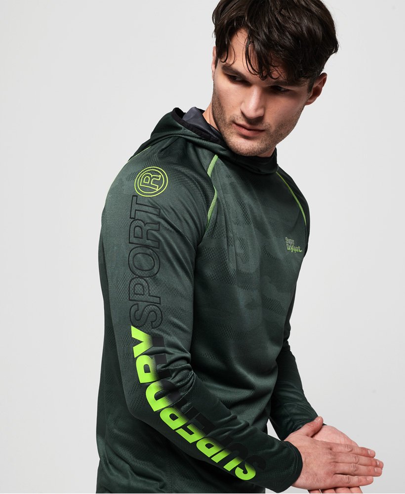 Superdry Active Camo Jacquard Hoodie