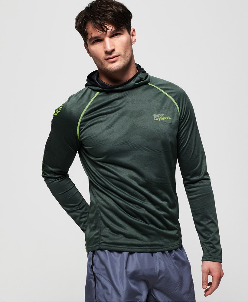 Superdry Active Camo Jacquard Hoodie