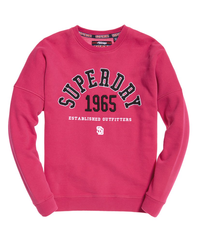 Womens - Blair Crew Sweatshirt in Pink | Superdry