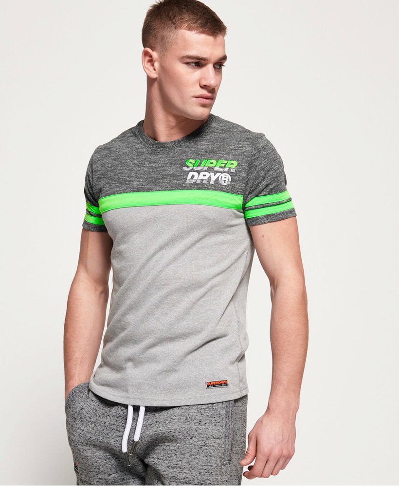 Mens - Applique Nu Lad Cut & Sew T-Shirt in Dark Grey | Superdry UK