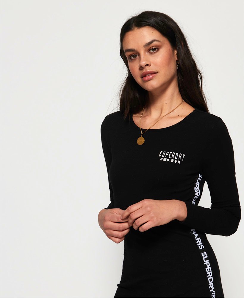 Womens - Finley Embroidered Mini Dress in Black | Superdry