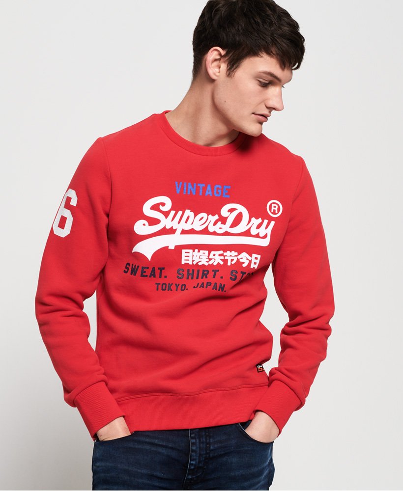 Superdry Sweatshirt - red - (Pre-owned) - Zalando.de