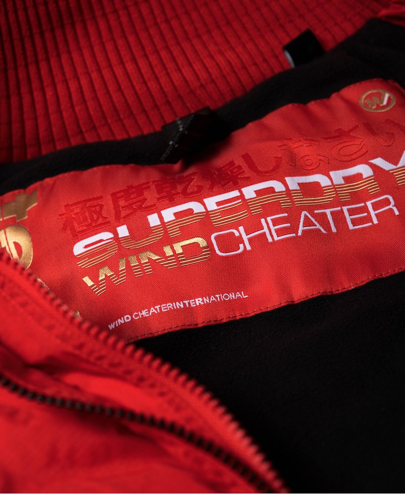 Superdry Flash Red/Black CNY Tech Hood Pop Windcheater Jacket Limited Edition! 