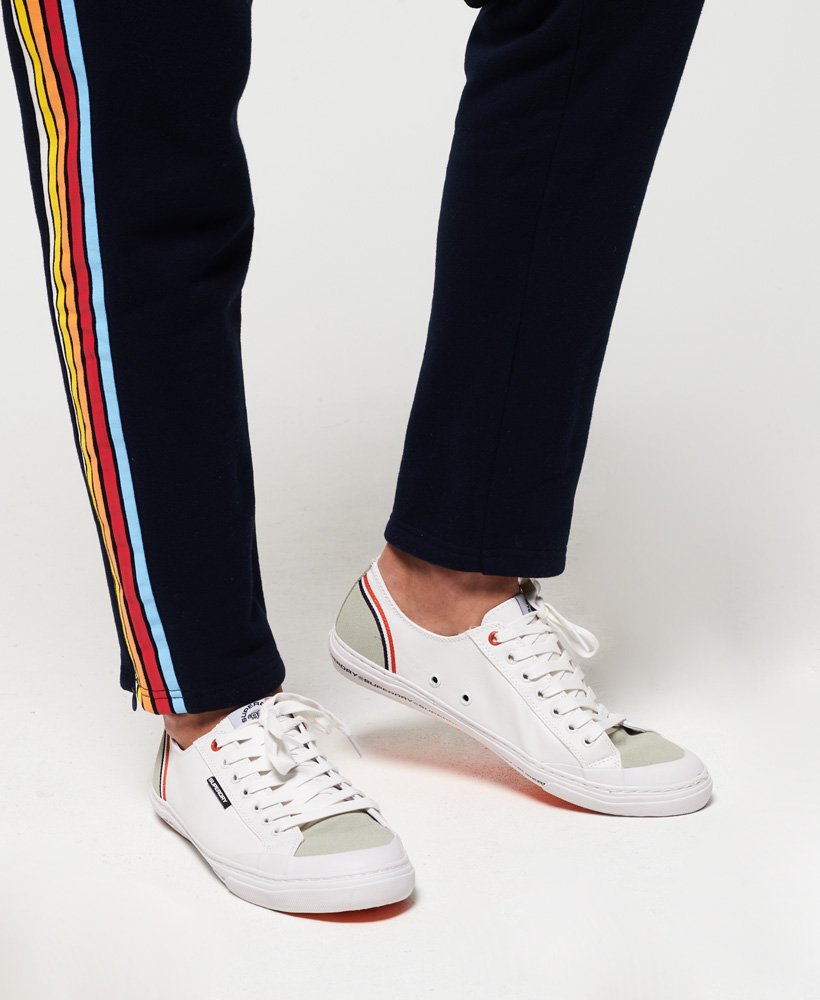 superdry white low pro sneaker