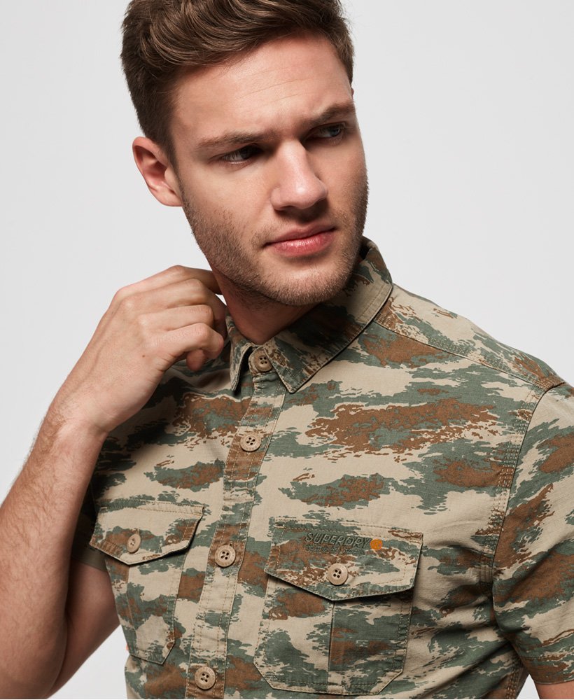 Superdry Rookie Parachute Lite kortermet skjorte Herre Superdry Rookie Parachute Lite kortermet skjorte Herre