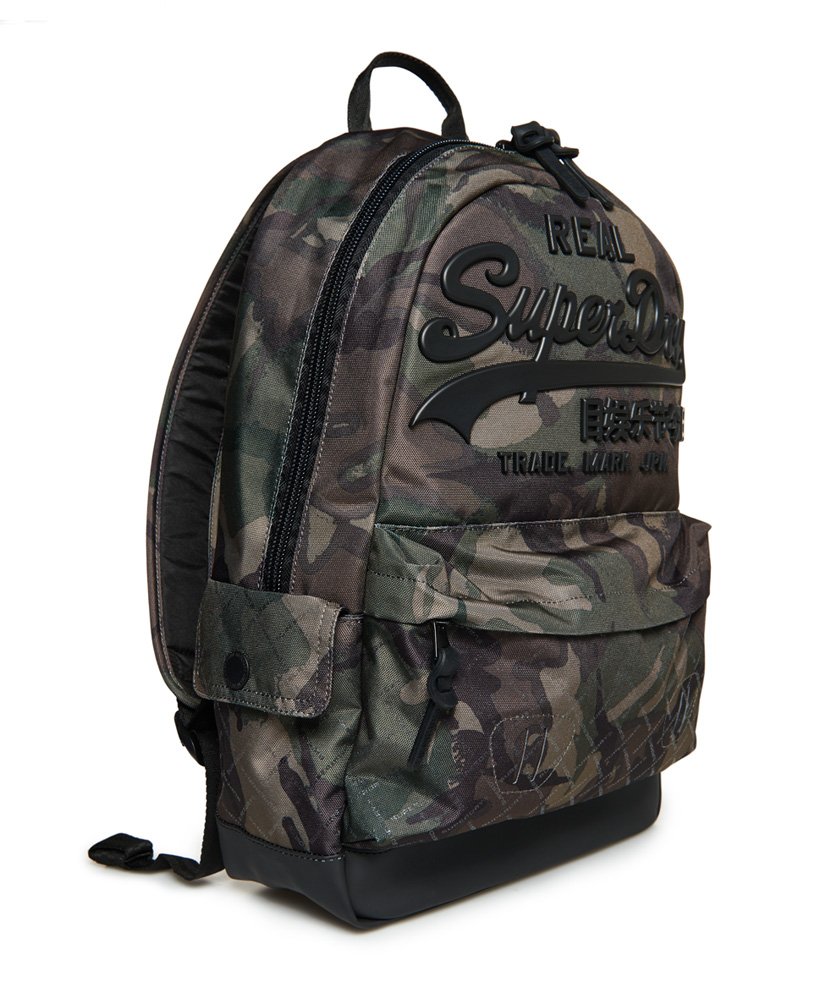 Mens - Premium Goods Backpack in Outline Army Camo | Superdry