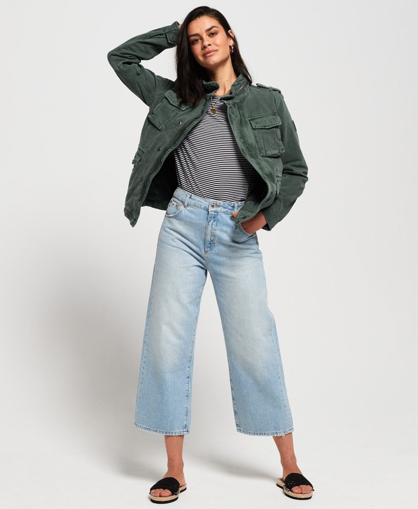 Womens - Kiona Rookie Pocket Jacket in Amazon Green | Superdry UK