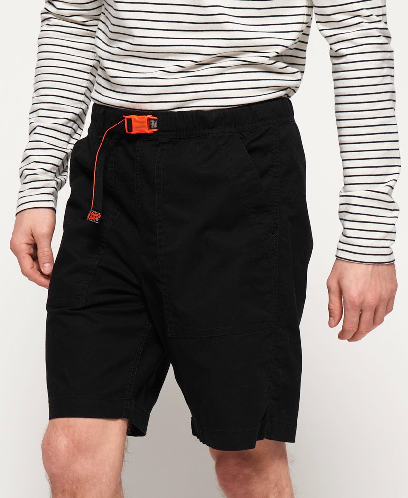 superdry black shorts