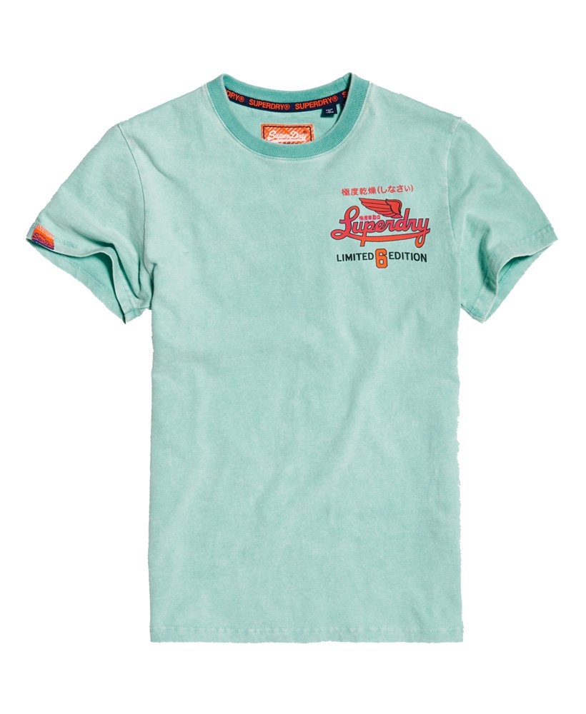 Mens - Limited Icarus Hyper Classics T-Shirt in Turquoise | Superdry UK