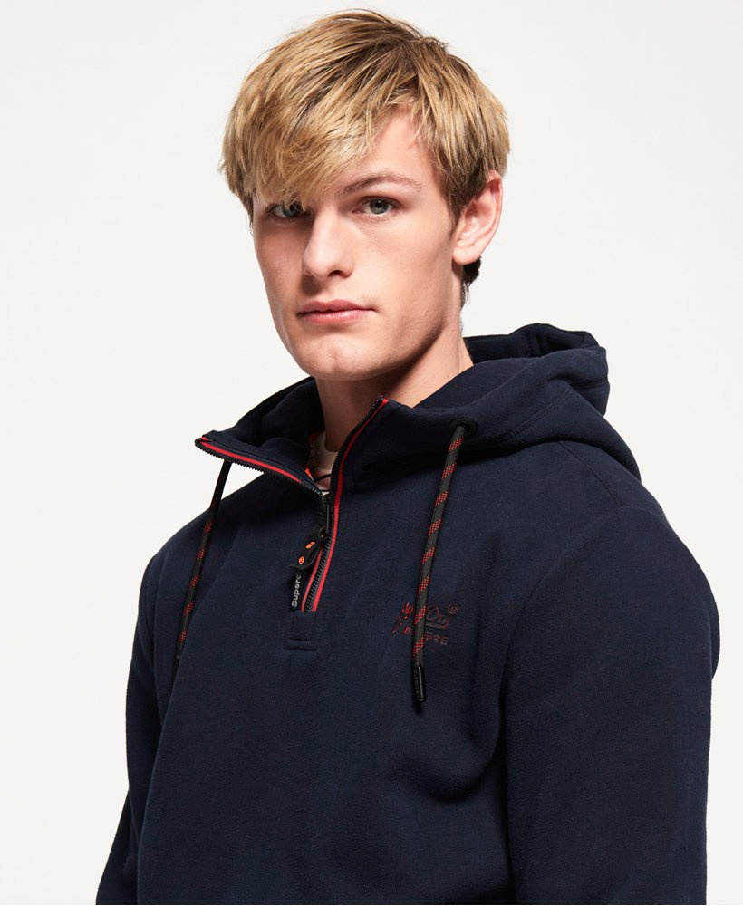 superdry half zip hoodie