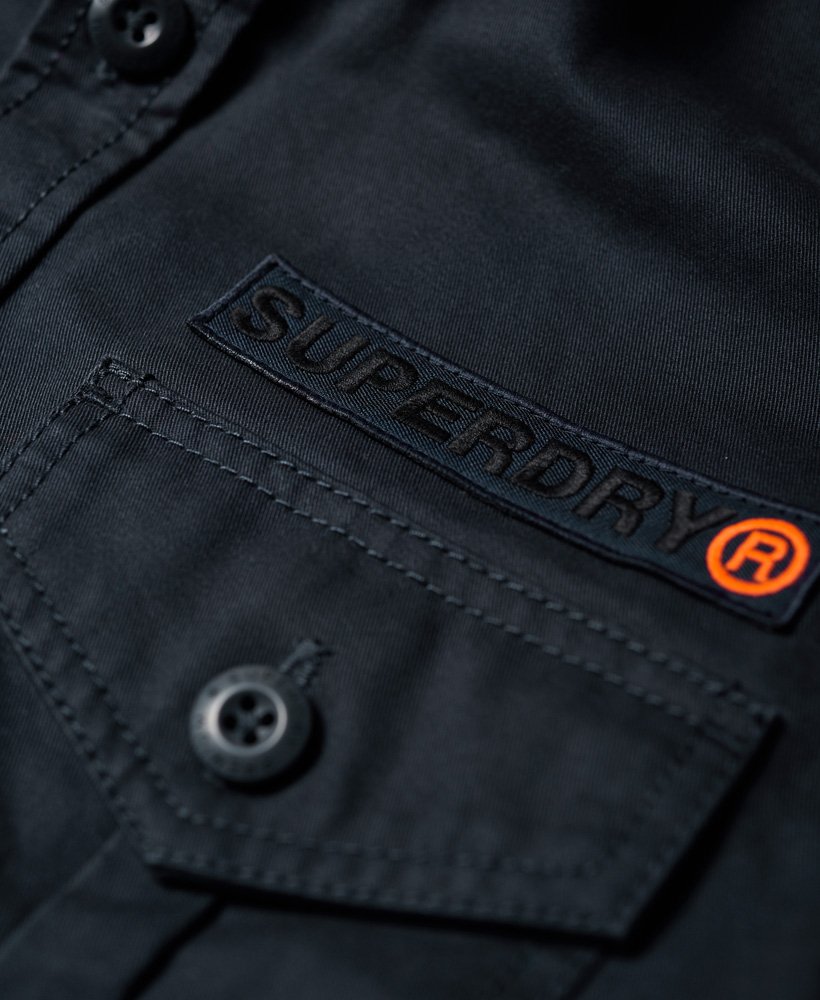 Men's Military Storm Shirt in Bayonne Navy | Superdry US