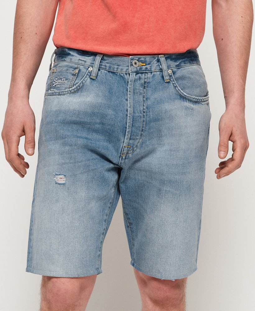 Men's - Tapered Shorts in Blue | Superdry UK