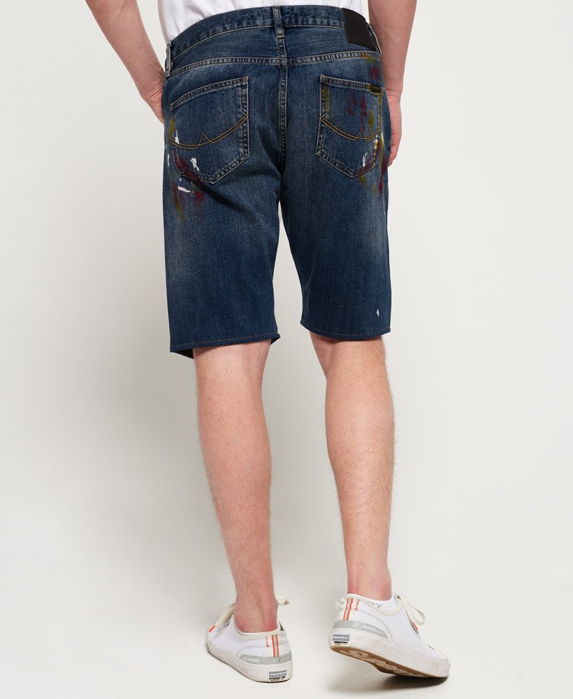 Mens - Tapered Shorts in Blue | Superdry