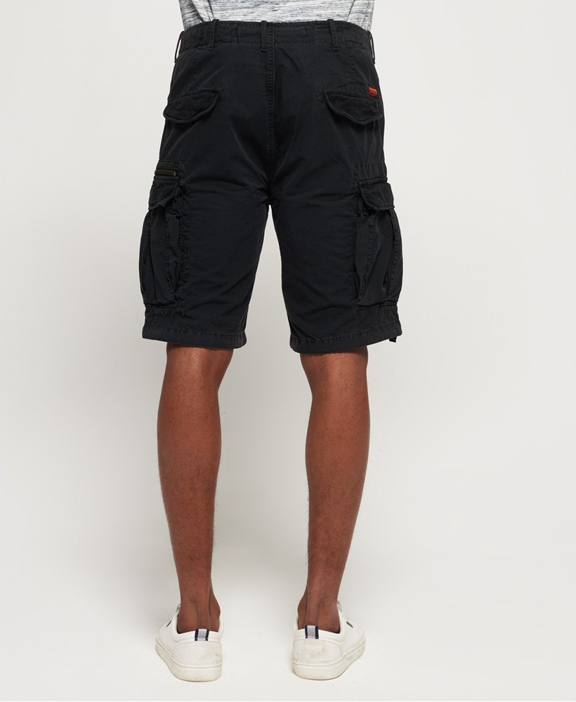 Men's - Parachute Cargo Shorts in Washed Black | Superdry UK