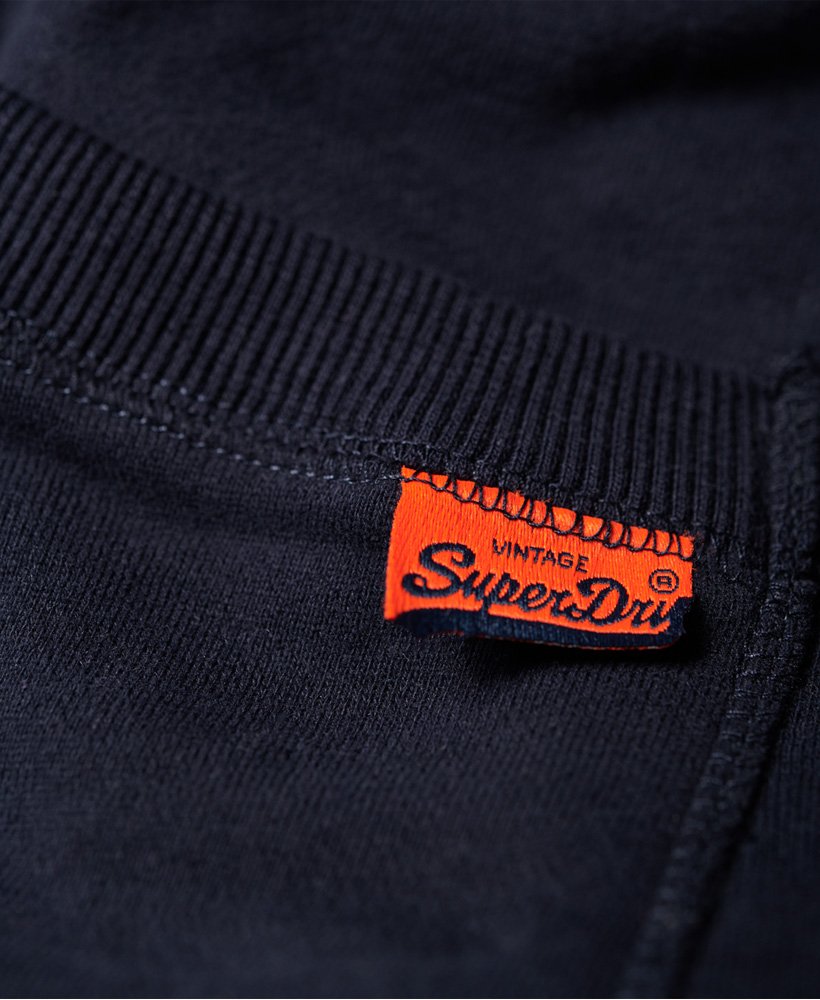 Mens - Track & Field Cuffed Lite Joggers in Academy Navy | Superdry