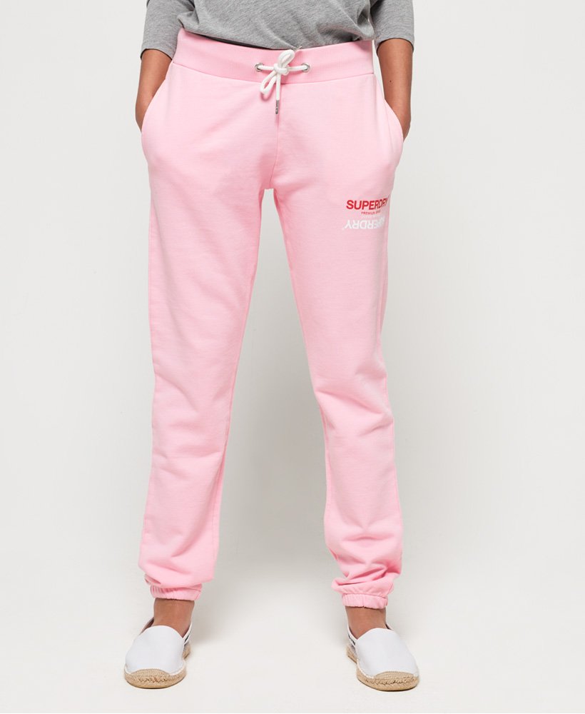 Womens - Gelsey Joggers in Powder Pink | Superdry UK
