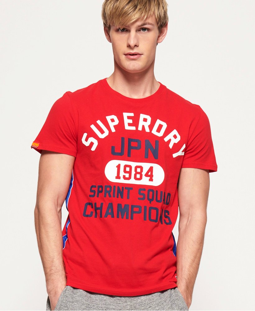 superdry t shirt red