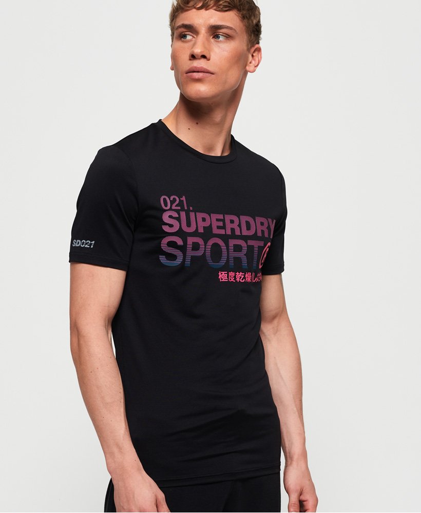 Camiseta SUPERDRY negra hombre talla L Color Negro Tallas adultos L  Condición Casi nuevo