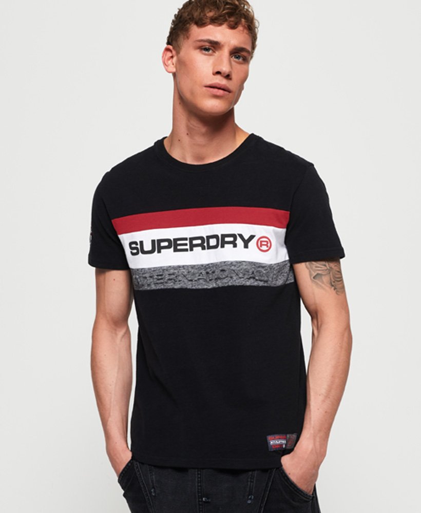Mens - Trophy T-Shirt in Black | Superdry