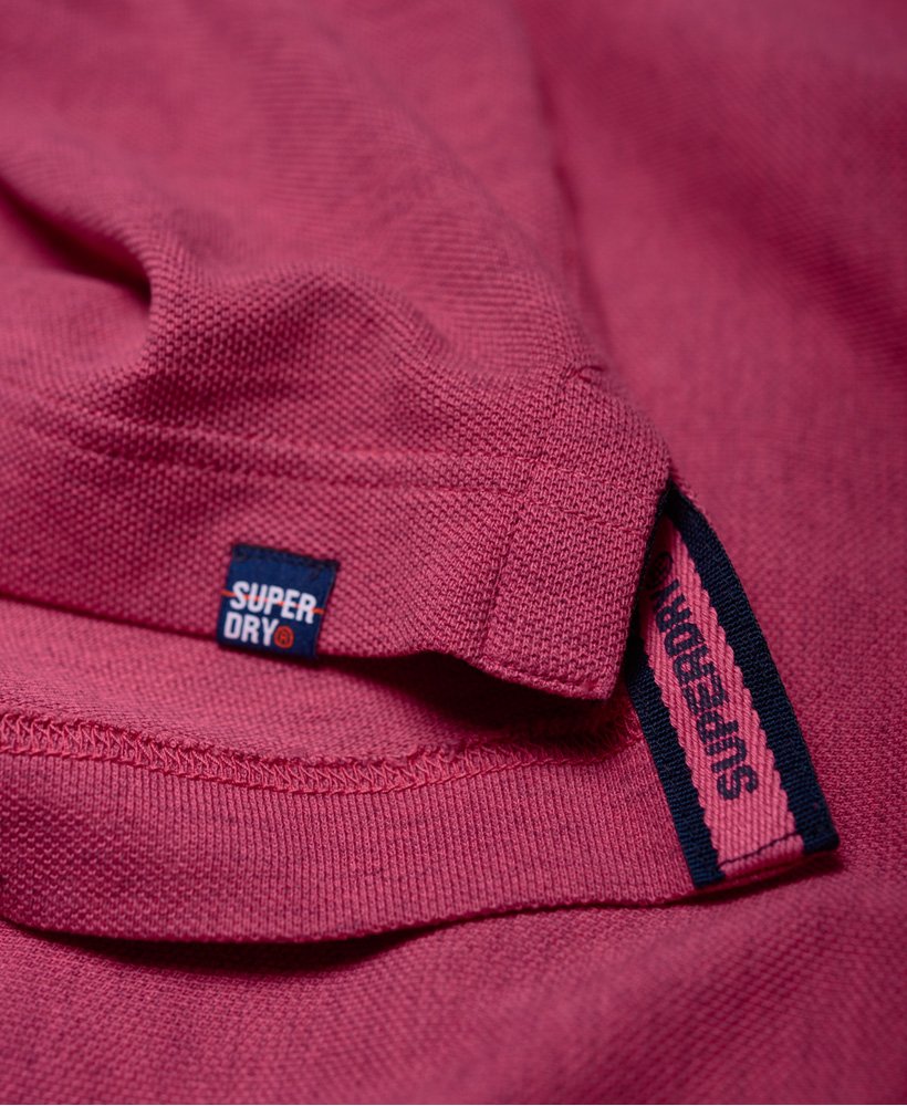 Men's Vintage Destroyed Polo Shirt in Pink | Superdry US