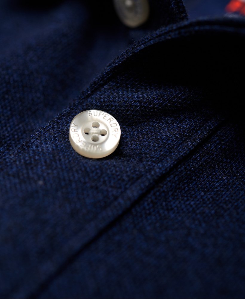 Mens - Classic Pique Polo Shirt in Blue | Superdry