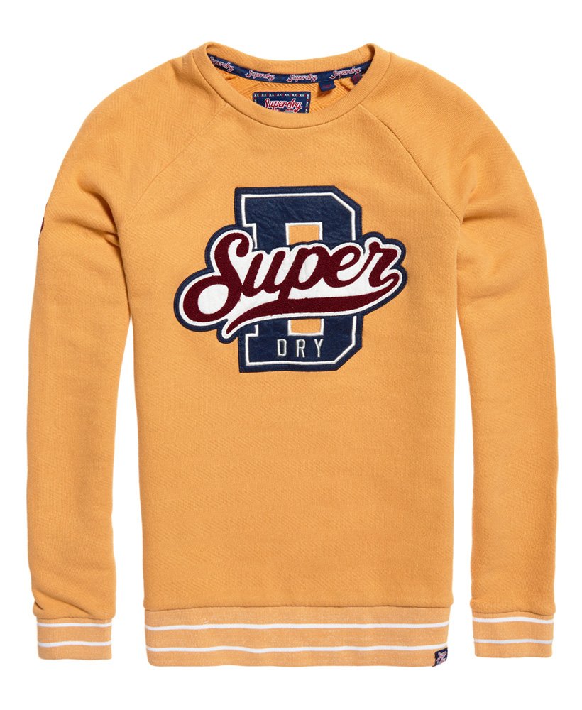 Womens - Hayden Crew Sweatshirt in Yellow | Superdry