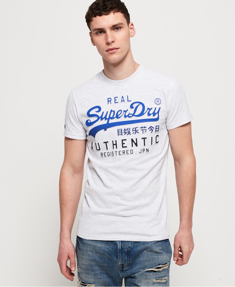 Superdry Vintage Logo Authentic Fade T-Shirt - Men's T-Shirts