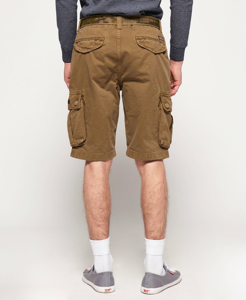 Men's - Core Cargo Heavy Shorts in Jungle Sand | Superdry UK