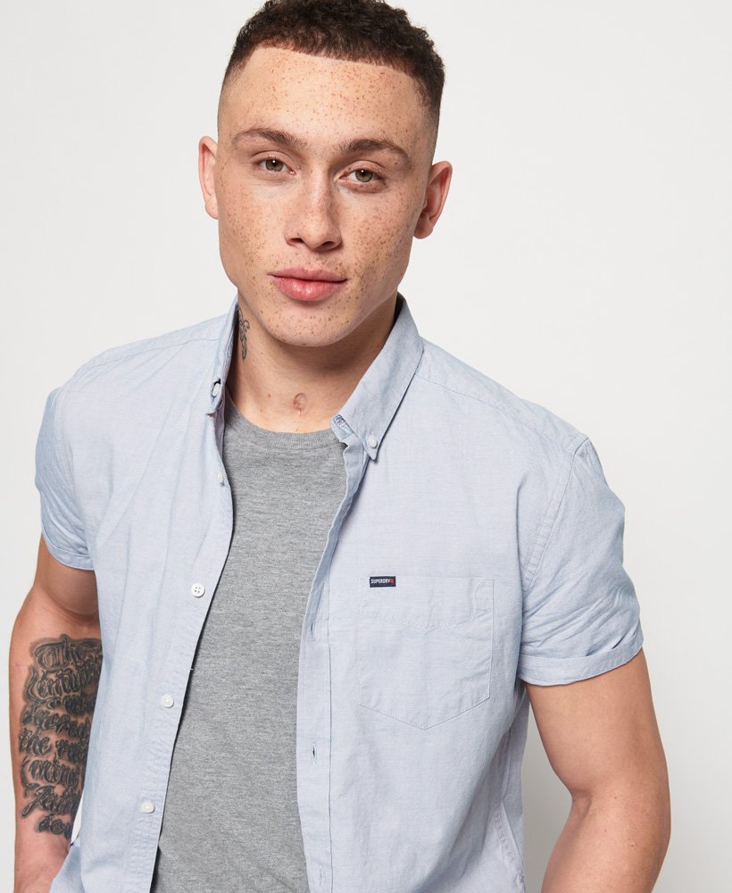 Superdry Camisa de manga corta Premium University Oxford