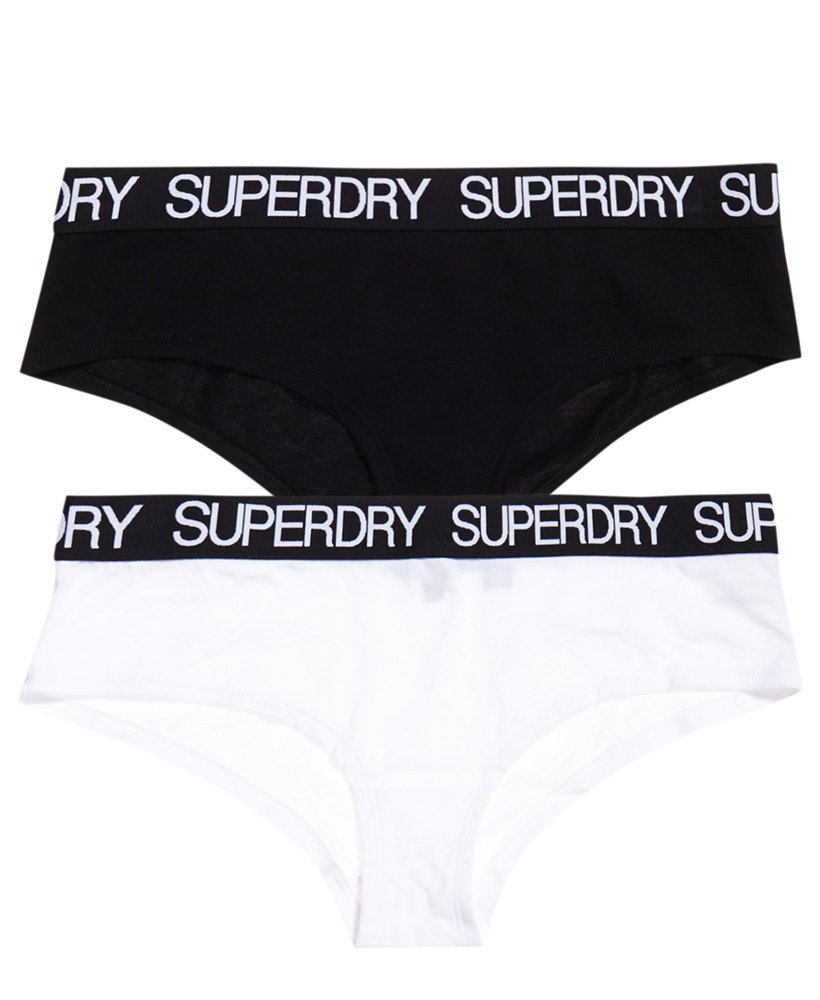 Superdry Duopak Essential sportieve boxers - Dames Ondergoed voor Dames