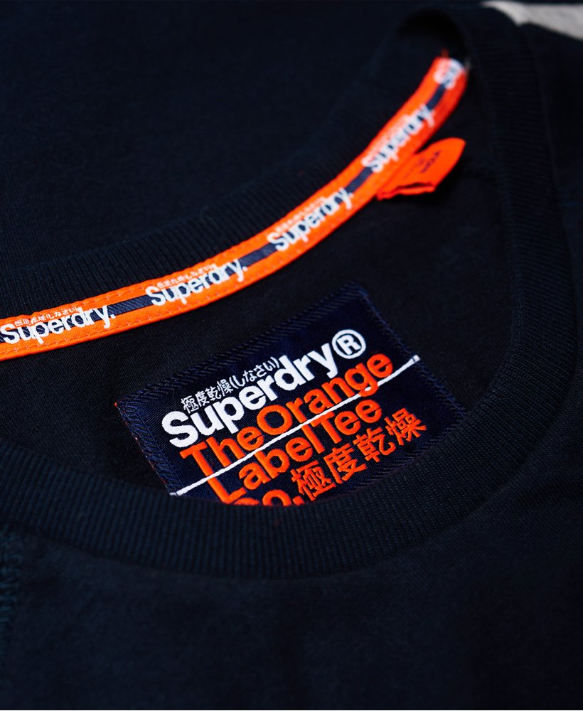 Superdry Orange Label Engineered Stripe T-Shirt - Men's T-Shirts