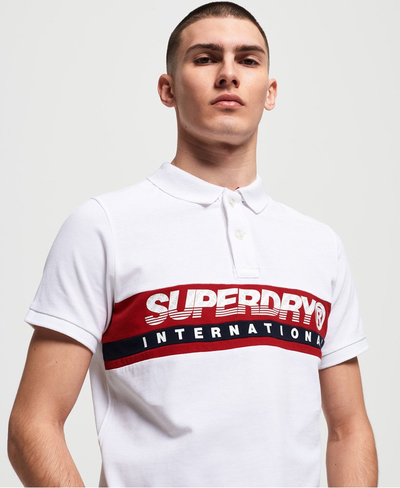 International Chest Band Polo Shirt 