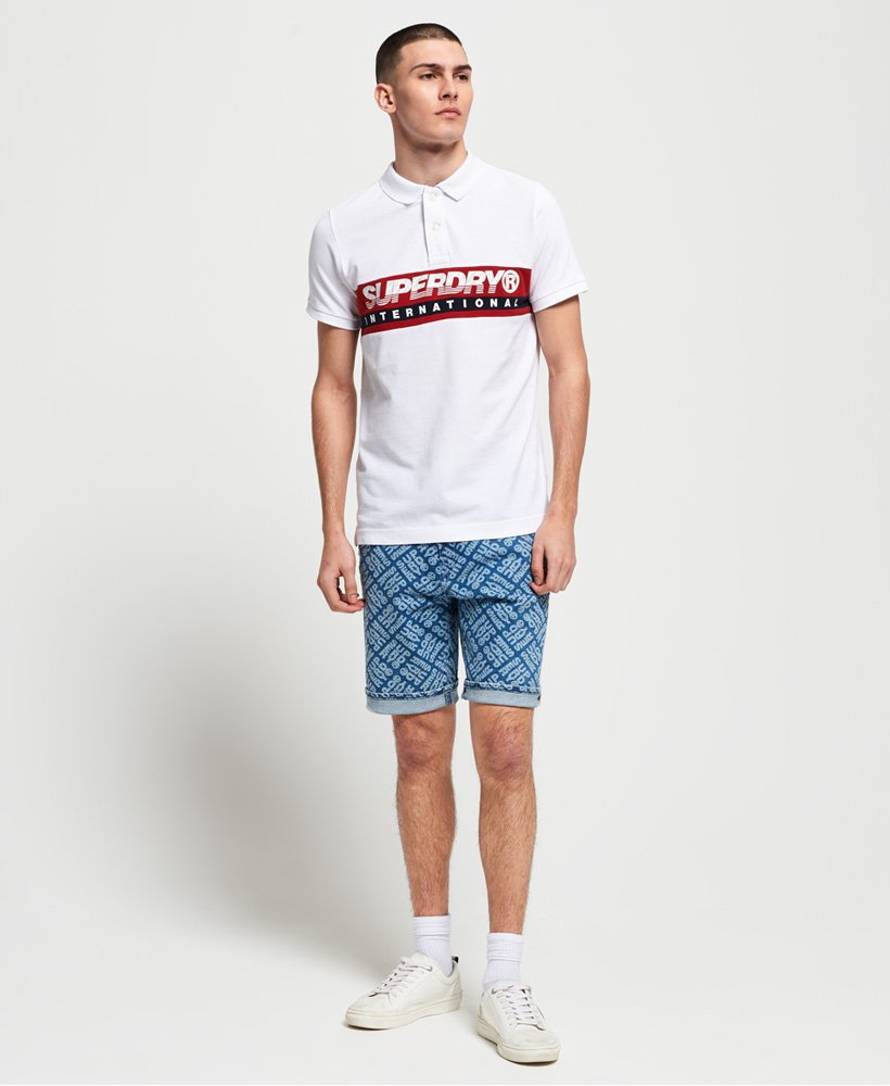 International Chest Band Polo Shirt 