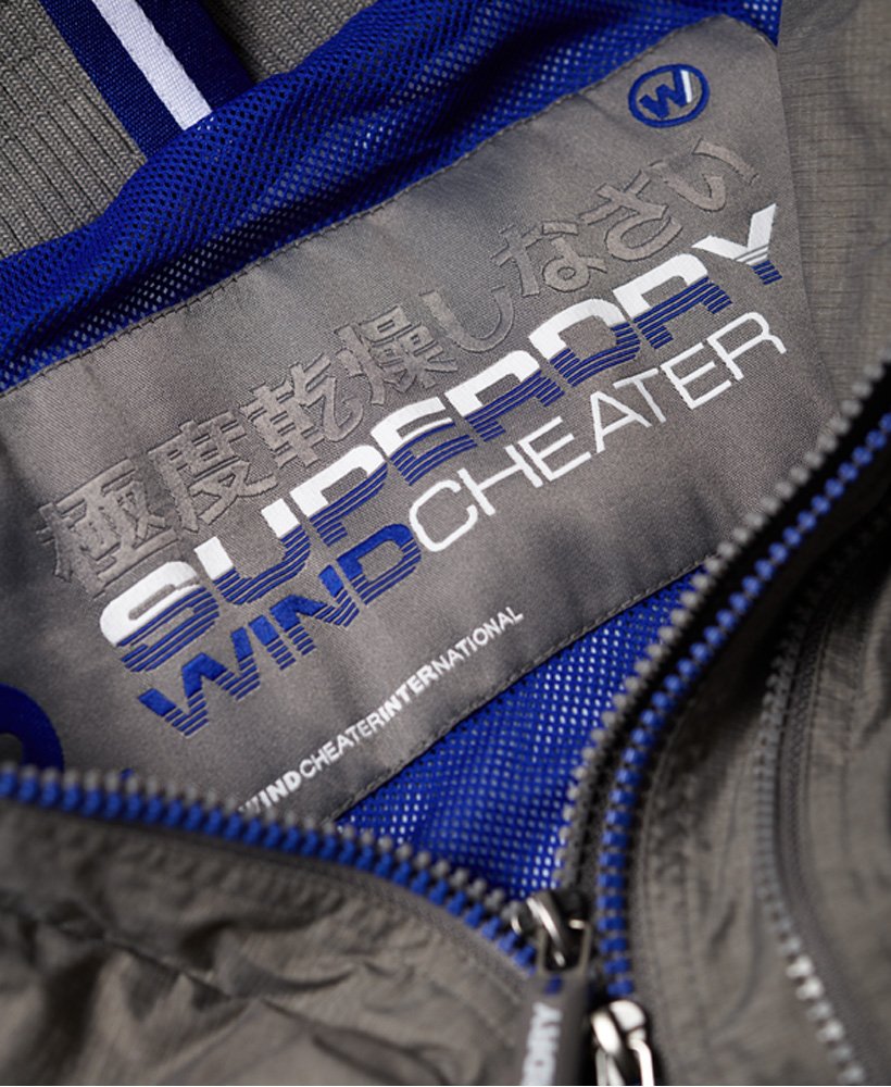 superdry tech hood pop zip windcheater nb