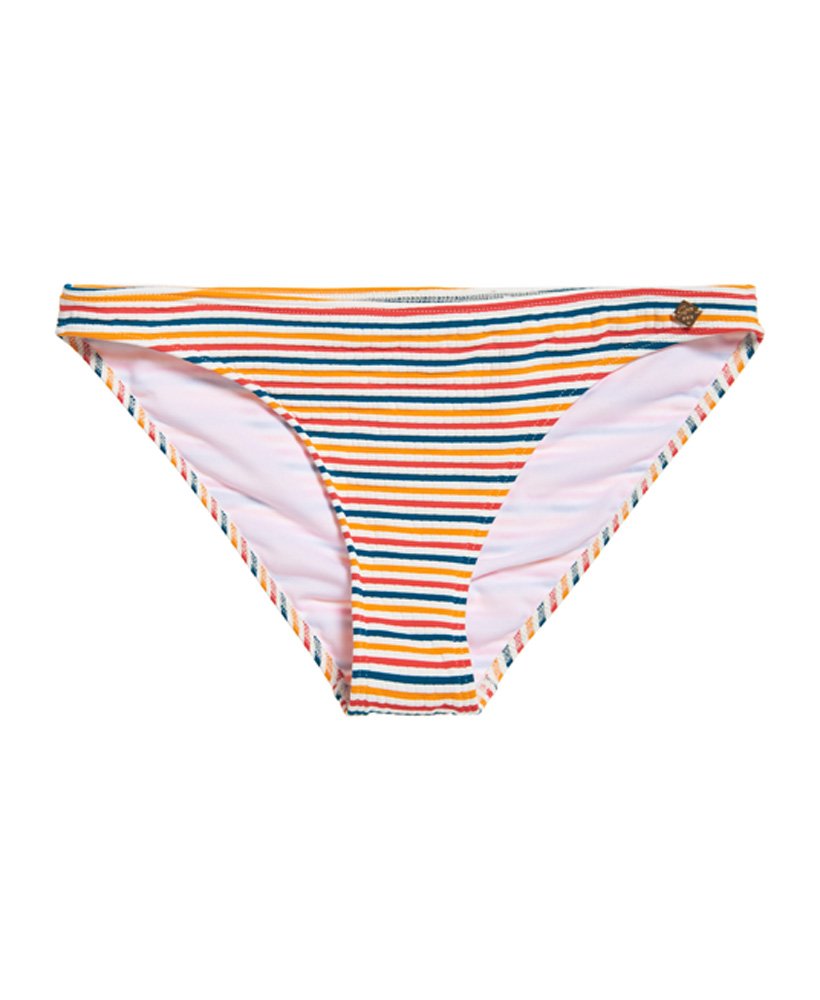 Womens - Cassie Cup Bikini Bottom in Cuban Stripe | Superdry UK