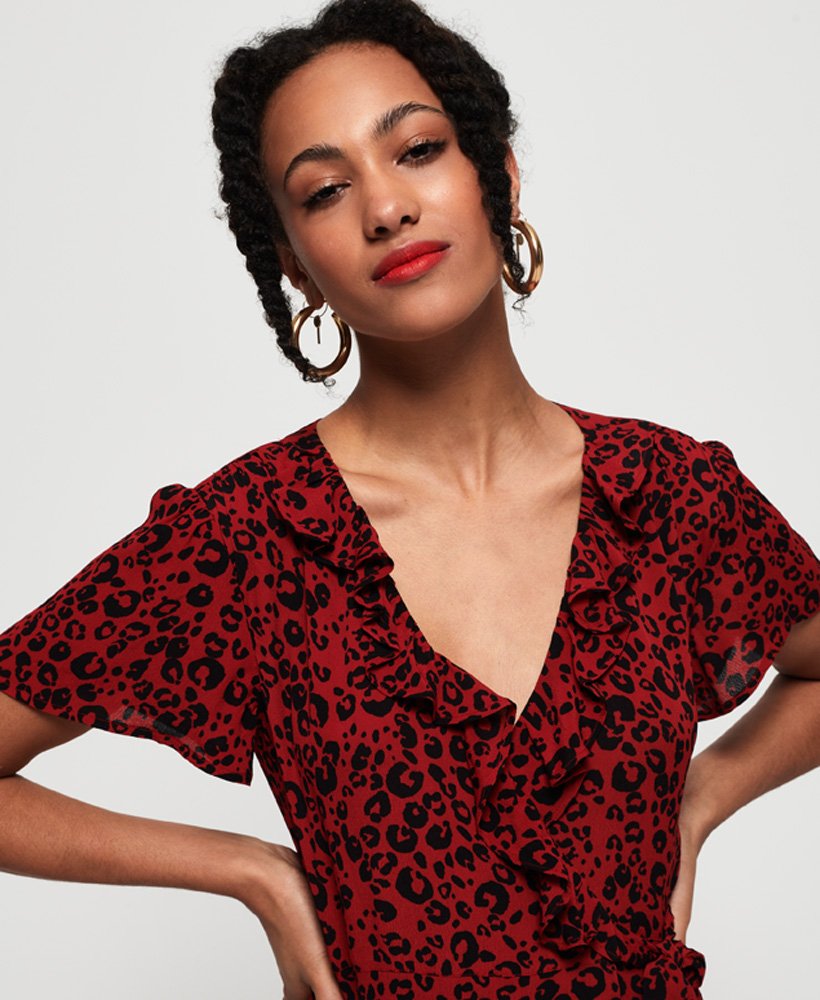 superdry wrap dress