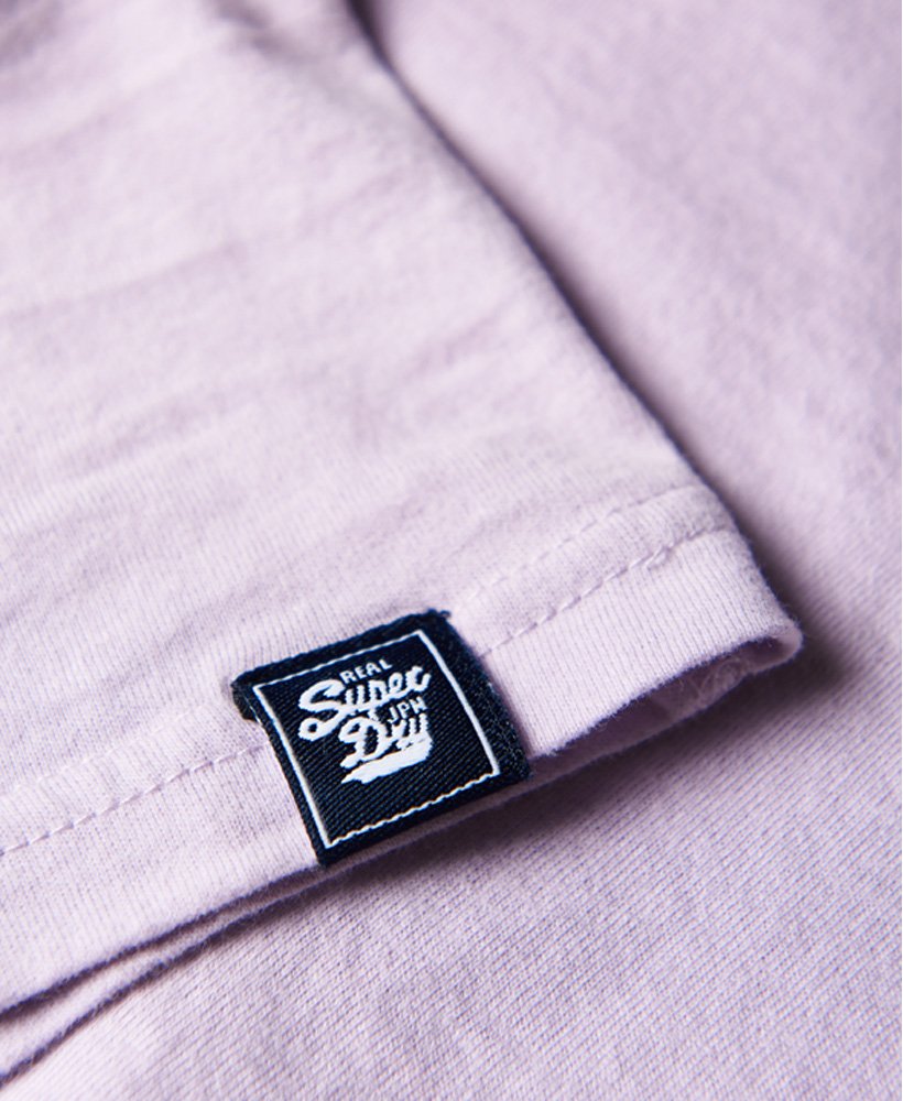 Superdry Vintage Logo Code Bonded Satin T skjorte Dame T Superdry Vintage Logo Code Bonded Satin T skjorte Dame T