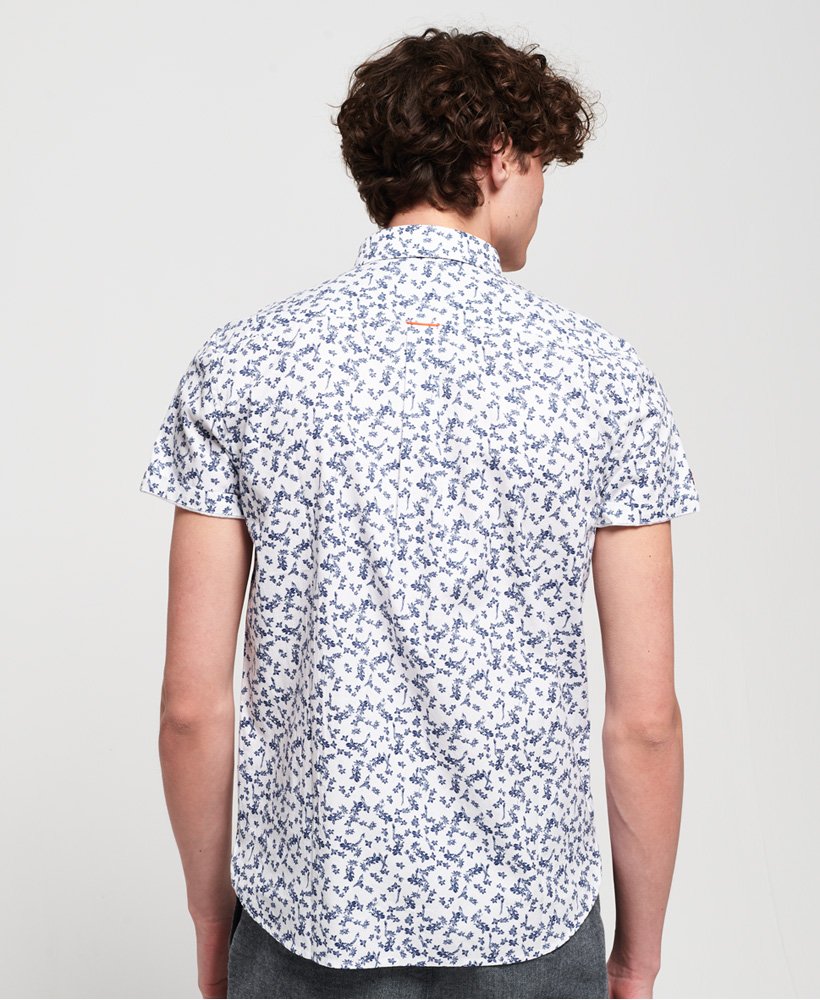 Mens - Premium Shoreditch Short Sleeve Shirt in Lotus Flower Optic ...