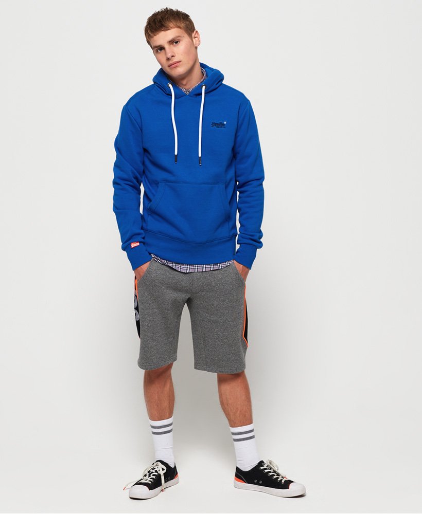 Mens - Orange Label Hoodie in Royal | Superdry UK