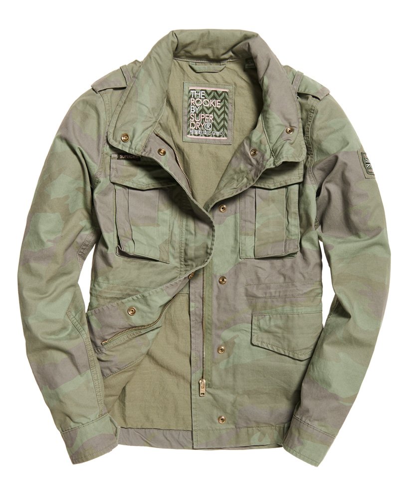 Womens - Delta Soft Camo Rookie Pocket Jacket in Soft Camo | Superdry UK