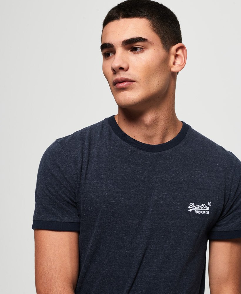 Men's Orange Label Cali Stack T-Shirt in Navy | Superdry US