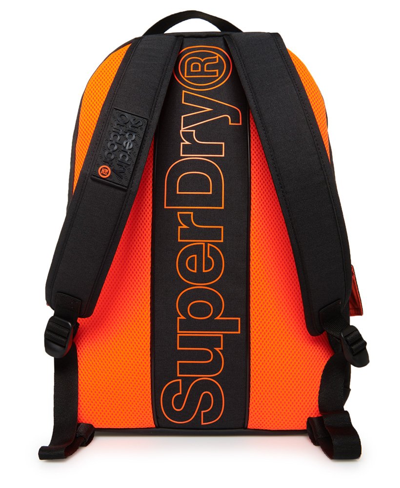 New Mens Superdry Black International Montana Polyester/Viscose Backpack 