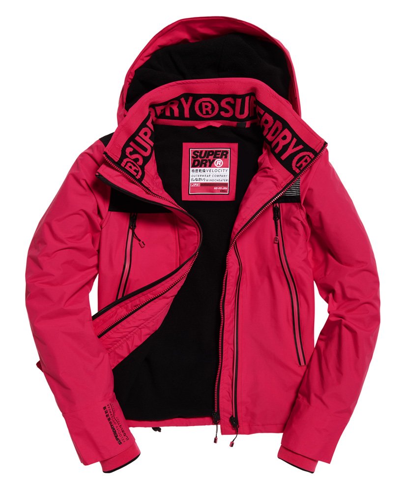 Womens - Arctic Colour Block Velocity SD-Windcheater Jacket in Cherry ...