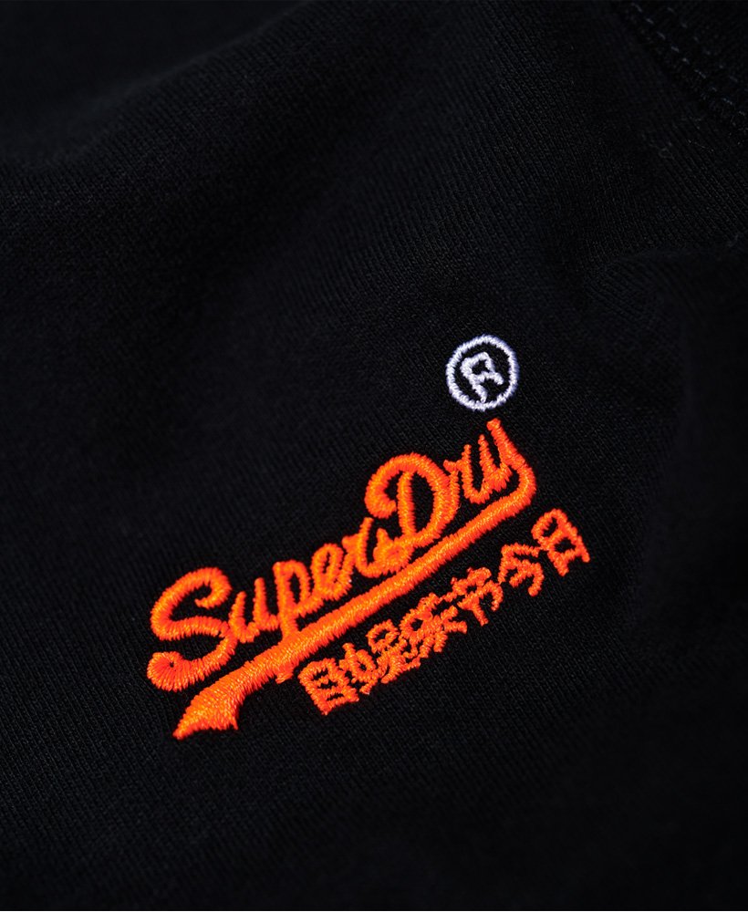 Men’s - Orange Label Vintage Embroidery Vest Top in Black | Superdry